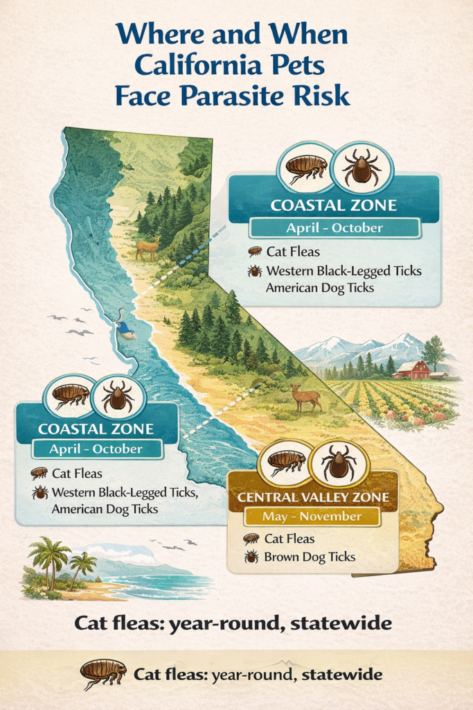 Flea & Tick Prevention for Dogs and Cats in California: The Complete Year-Round Guide