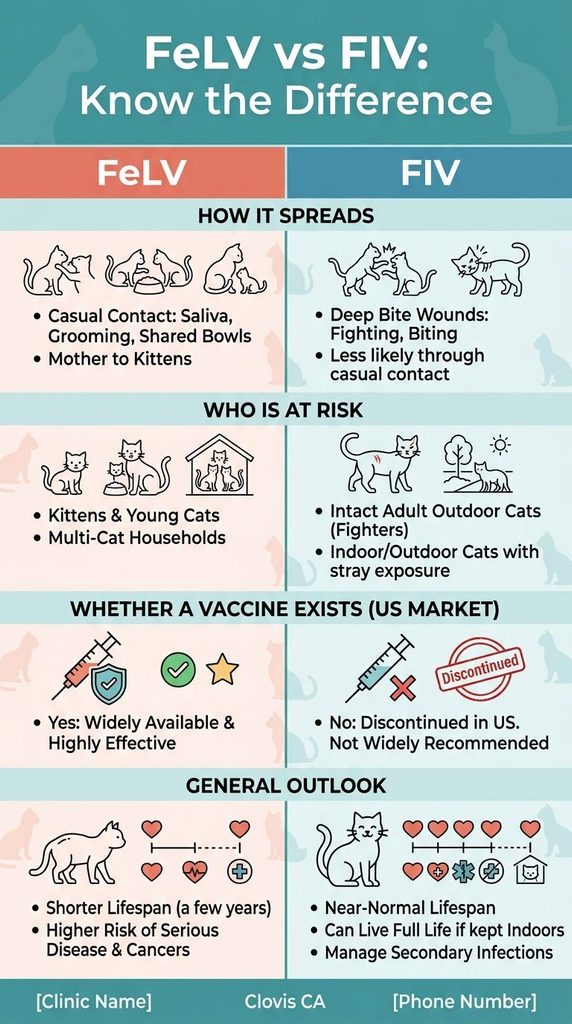 FeLV and FIV in Cats: Testing, Prevention, and What a Positive Result Means